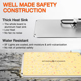 New Spider Farmer SF4000 LED Grow Light With Dimmer Knob 2021 new version QB