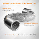 New Spider Farmer Grow Kits-6 Inch Inline Fan Air Carbon Filter 8 Feet Ducting Ventilation Combo