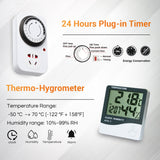 New Spider Farmer Grow Kits-6 Inch Inline Fan Air Carbon Filter 8 Feet Ducting Ventilation Combo