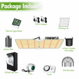 SF2000 LED Grow Light Full Spectrum+2' X 4' Grow Tent Kits Carbon Filter Indoor