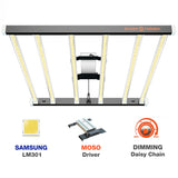 New Spider Farmer SE7000 LED Grow Light Full Spectrum Indoor Plant