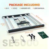 [BUY 2 GET FREE 6Inch Fan Growkits] Spider Farmer SE5000 LED Grow Light Full Spectrum Indoor Plant