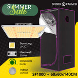 New SF1000 LED Grow Light +2x2'[ 60x60x140cm] Tent
