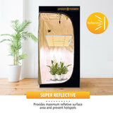 SF1000 LED Grow Light Full Spectrum+2' X 2' Grow Tent Kits Carbon Filter Indoor