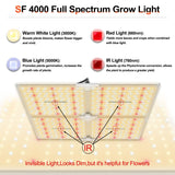 New Spider farmer SF4000 LED Grow Light With Dimmer Knob 2020 new version QB(Preorder for UK/USA) - Spider Farmer LED