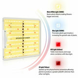 Spider Farmer 600W LED Grow Light Full Spectrum Samsung led LM301 For Indoor VEG Bloom