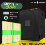 NEW SF7000 Foldable Led Grow Light +5X5' [150X150X200CM] Grow Tent