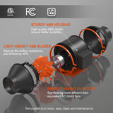 New 2021 Spider Farmer 4/6 Inch Intelligent Inline Fan Combo Ventilation