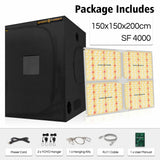 New SF4000 LED Grow Light +5x5' [150x150x200 CM ] Grow Tent