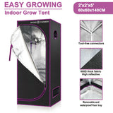 Spider Farmer 2'x2'x5' 60cm x 60cm x 140cm  Indoor Grow Tent