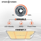 New Spider farmer SF1000 LED Grow Light With Dimmer Knob Full Spectrum Samsung diodes QB(Preorder for UK) - Spider Farmer LED